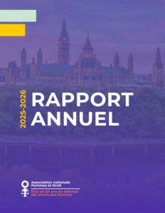 Couverture du rapport annuel 2025-2026
